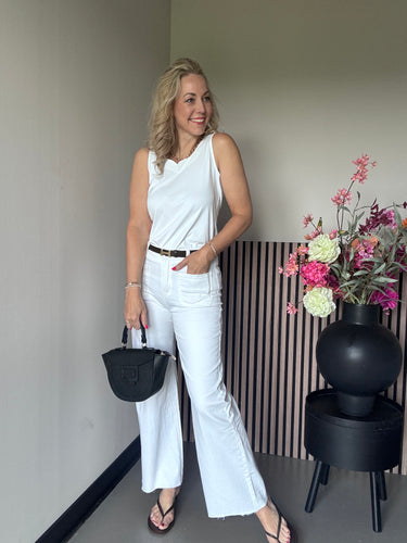Kastgeluk stretch denim